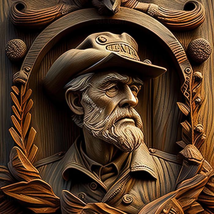 3D model Edward Lamson Henry American artist (STL)